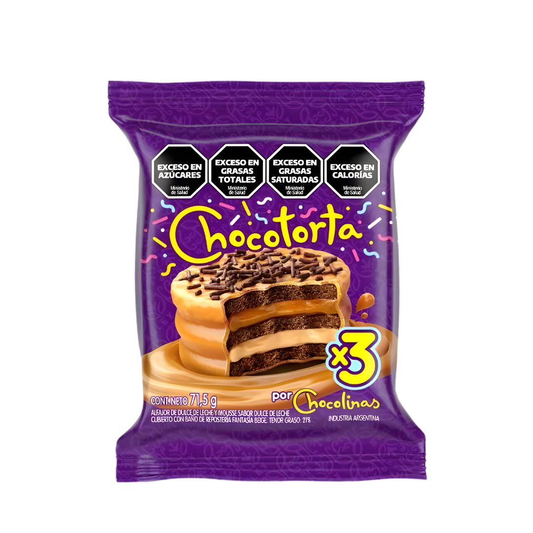 Alfajor chocotorta triple 70g