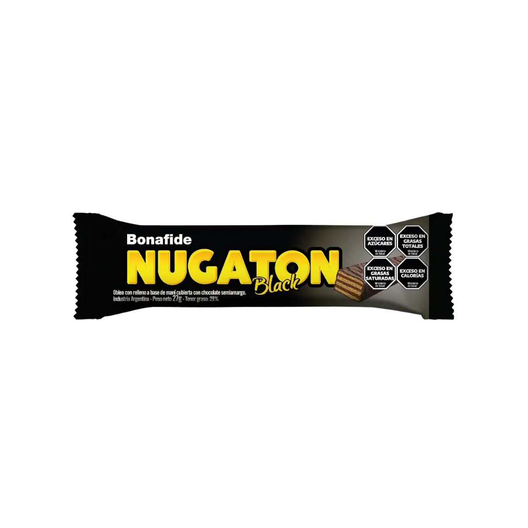Choc. Nugaton negro 27g