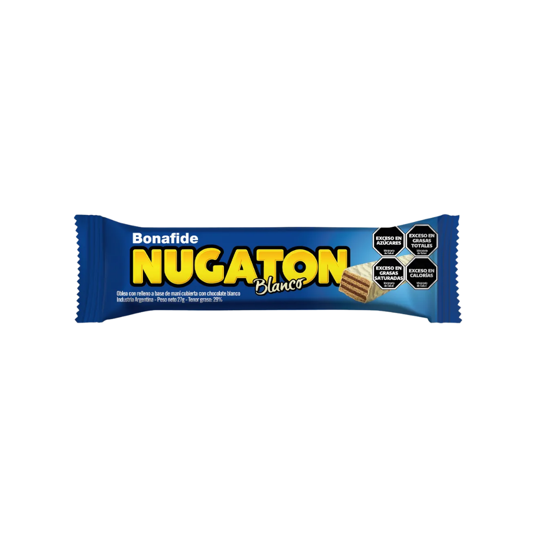 Choc. Nugaton blanco 27g
