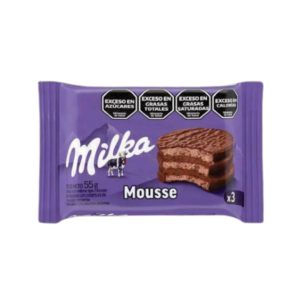 Alfajor milka mousse negro triple 55g