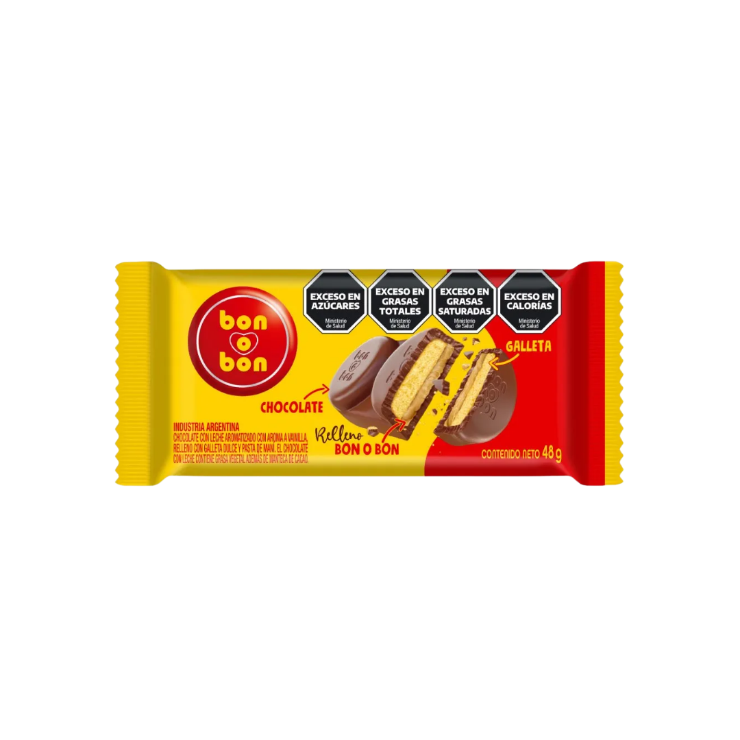 Choc. tableta bon o bon 48g