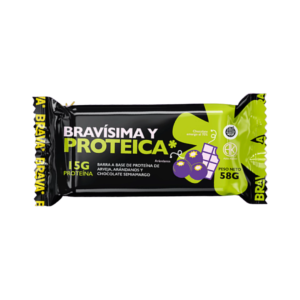 Barra arandanos Bravisima proteica 58g