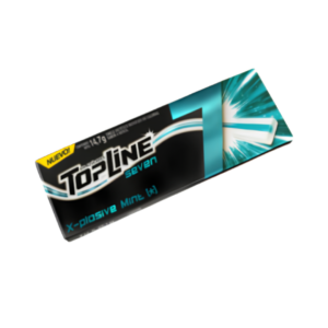 Chicles Topline X-plosive mint 14g