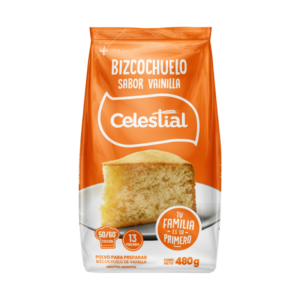 Bizcochuelo vainilla Celestial 480g