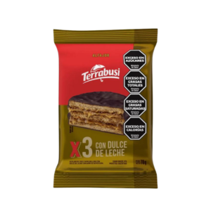 Alfajor terrabusi ddl triple 70g
