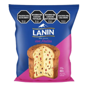 Pan dulce Lanin c/frutas 400g