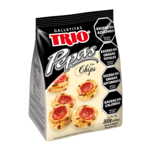 Gall. pepa c/chips Trios 300g