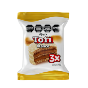 Alfajor tofi bco triple 73g