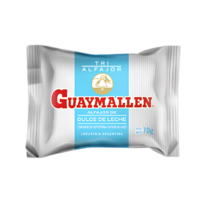 Alfajor guaymallen bco triple 70g