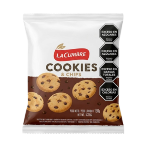 Galletitas Vainilla c/chips La cumbre 150g