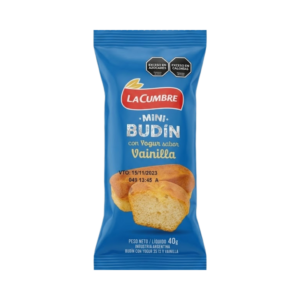 Mini budin yogurt La cumbre 40g