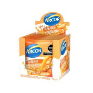 Jugo Arcor naranja/durazno 18u