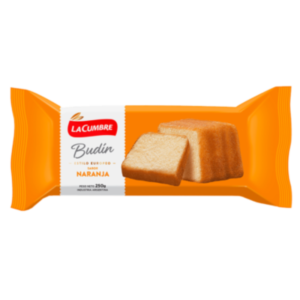 Budin europeo naranja La cumbre 250g