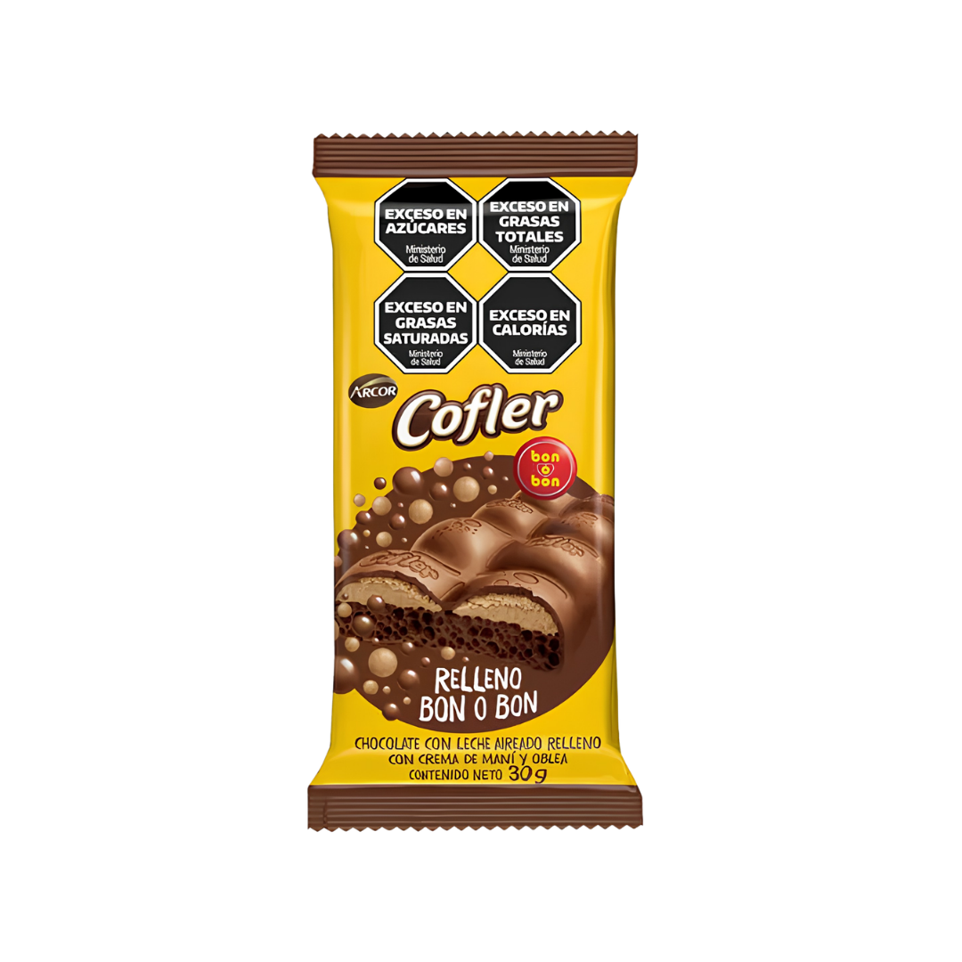 Chocolate aireado bon o bon cofler 55g