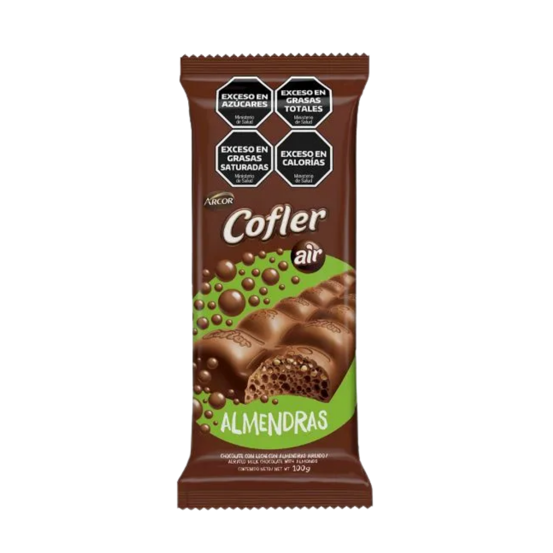Chocolate aireado almendras cofler 55g