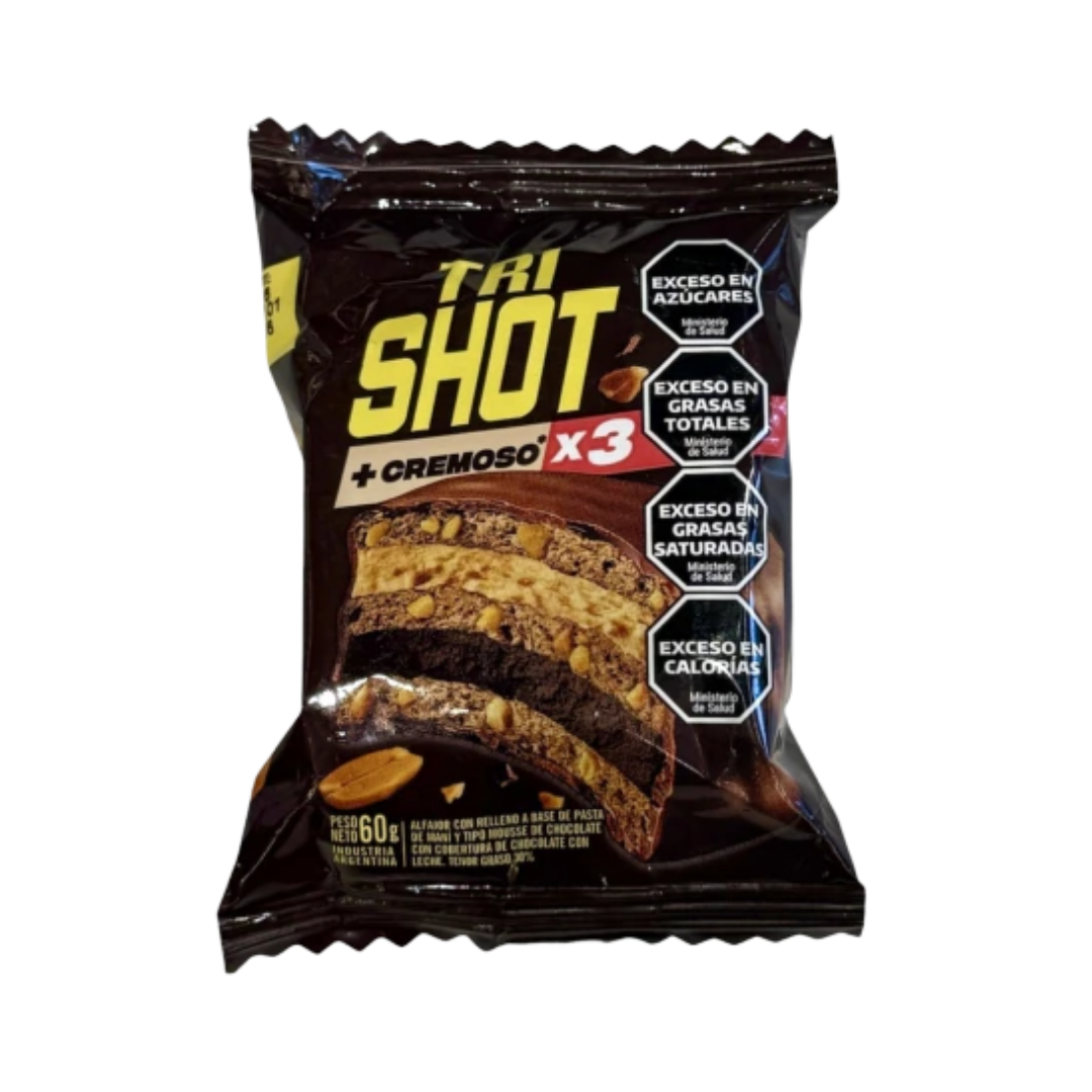 Alfajor triple shot negro 60g