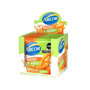 Jugo Arcor naranja/mango 18u