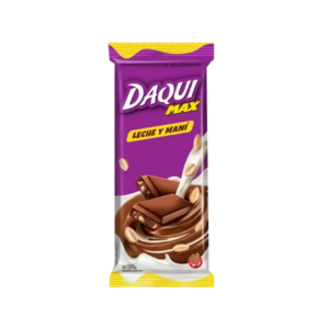 Choc. leche y maní Daqui max 120g