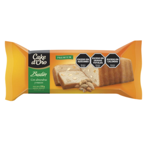 Budin cake de oro almendra y nueces La cumbre 250g