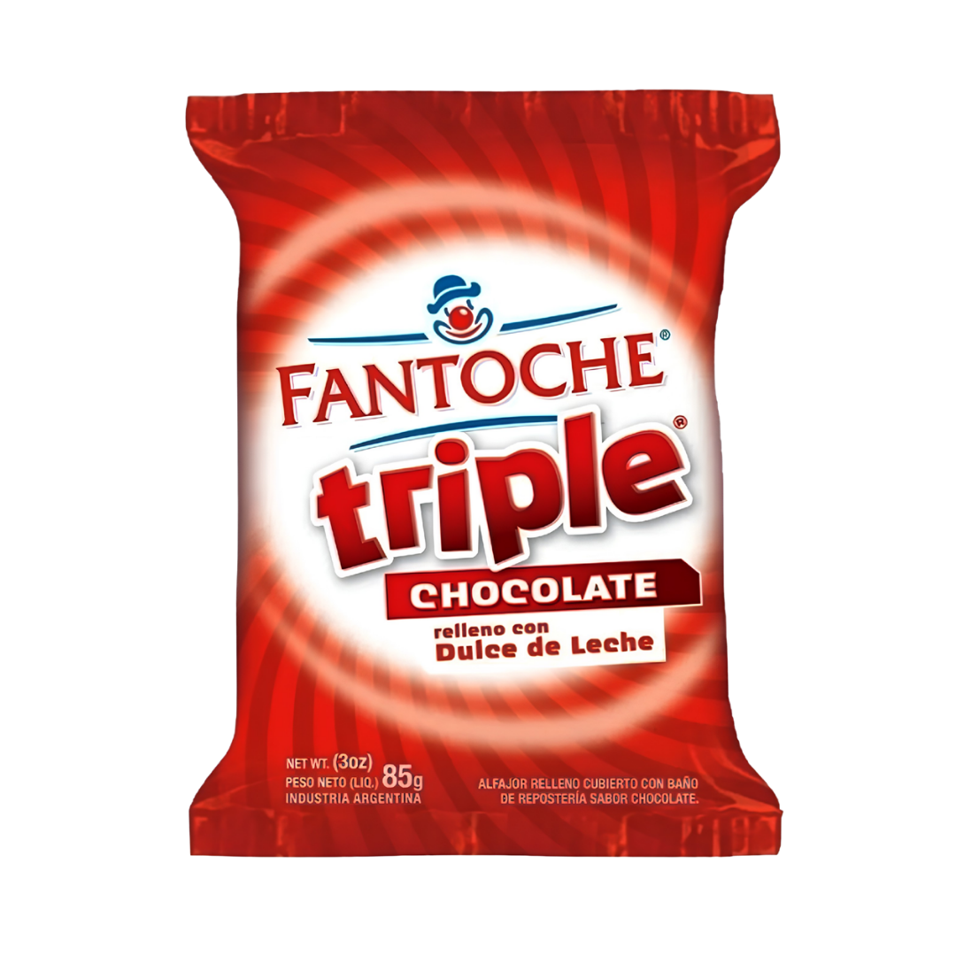 Alfajor fantoche ngo triple 85g