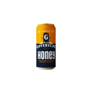 Lata cerveza Goyeneche honey 473mm