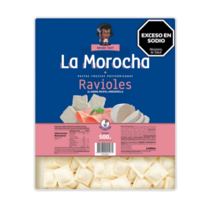 Ravioles jamon y queso La morocha 500g